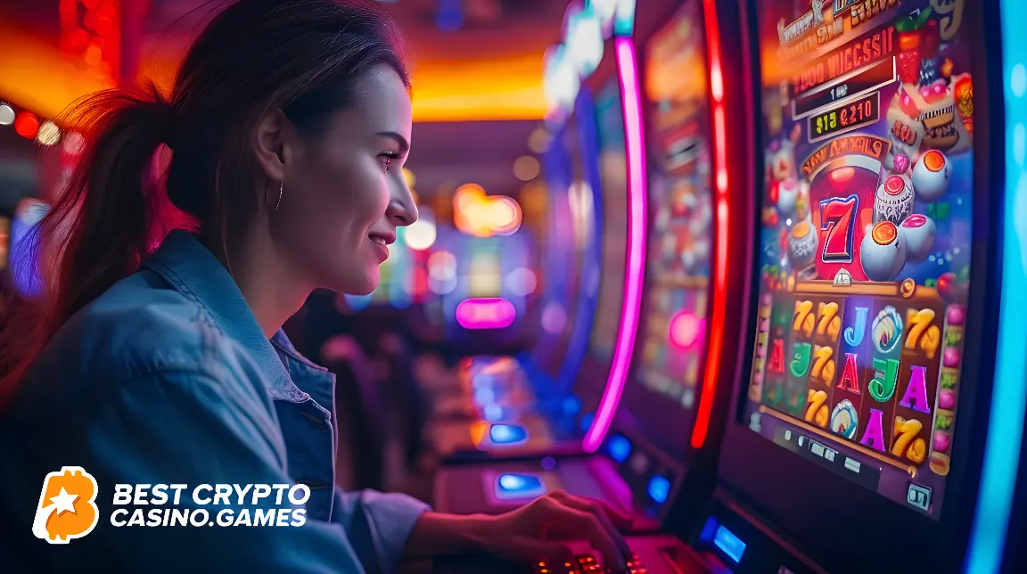 How do slot machines decide who wins?